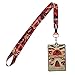 Bioworld Rick and Morty Lanyard and ID Holder, Red, Standard