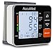 AccuMed ABP801 Portable Wrist Blood Pressure Monitor with One-Touch Automatic Measurement, 4-in-1 Functionality for Systolic/Diastolic BP, Heart Rate(BPM), Hypertension Guide, Arrhythmia Alerts