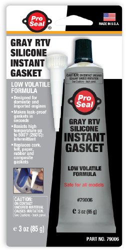 Pro Seal 79006 Aluminum RTV Silicone Sealant. 3 oz.