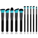 Elephant Xu10 Pcs Makeup Brush Set Professional Handle Premium Synthetic Kabuki Foundation Blending Blush Concealer Eye Face Liquid Powder Cream Cosmetics Lip Brush Tool Brushes Kit