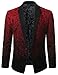 MONDAYSUIT Mens Two-Tone Gradient Blend Extra Slim-Fit Skinny Blazer Jacket