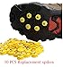 Zittop Spikes Nail Ice Traction Universal Slip-on Stretch fit Snow Ice Spikes-30 PCS Spikes