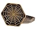 BLUE PANDA Halloween Party Paper Plates - Spider Web Design - Disposable Spiderweb Paper Plates (9 x 8 In, 50 Pack)