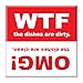 Dishwasher Magnet Clean Dirty Sign, Strong Clean and Dirty Magnet for Dishwasher (Funny WTF, OMG)