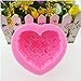 Great Mold Beautiful Flower Delicate Floral Heart Silicone Soap Molds for Soap Making, 3D DIY Handmade Chocolate Candy Cake Mold