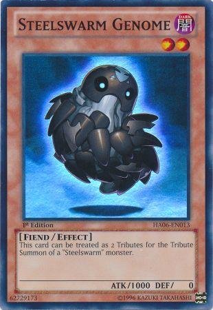 Yu-Gi-Oh! - Steelswarm Genome (HA06-EN013) - Hidden Arsenal 6: Omega Xyz - 1st Edition - Super Rare
