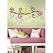 RoomMates RMK2079GM Happi Scroll Tree Letter Branch Peel and Stick Giant Wall Decal