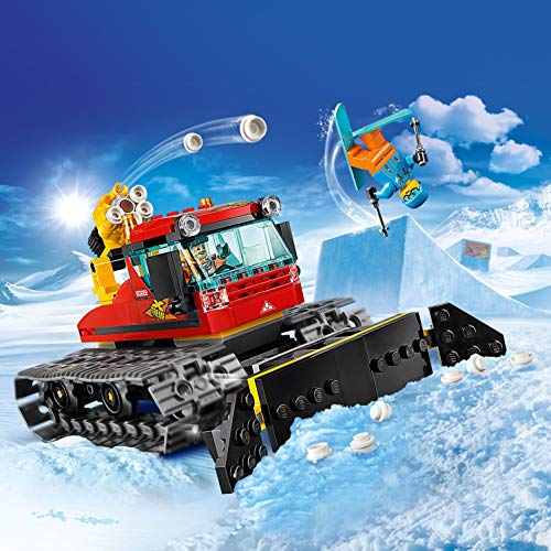 LEGO 60222 City Pistenraupe, Bauspielzeug mit 2 Minifiguren, Winter-Sets für Kinder – Bild 2