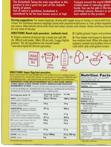 OrgraN Stonemilled Buckwheat Pancake Mix, 13.2-Ounce Boxes (Pack of 8) - Thumbnail 7