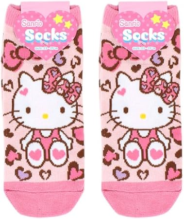 Amazon ハローキティ 大人ソックス 靴下 ヒョウピンク サンリオ 大人スニーカーソックスシリーズ おもちゃ雑貨 おもちゃ