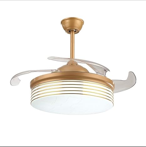 Ceiling Fan Ambient Light European Retro Bedroom Fan Chandelier
