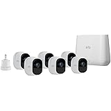 Arlo Pro Security System with Siren – 6 Rechargeable Wire-Free HD Cameras with Audio, Indoor/Outdoor, Night Vision (VMS4630)
