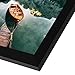 Americanflat 12x18 Poster Frame in Black - Composite Wood with Shatter Resistant Glass - Wall Mounted Horizontal and Vertical Formats