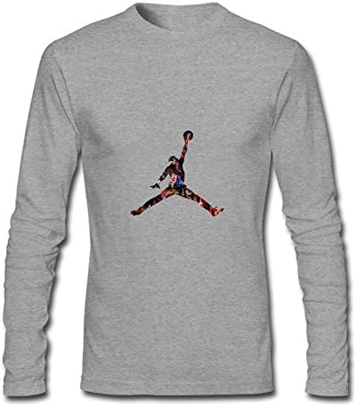 Men's Michael Jordan Logo Long Sleeves T Shirt