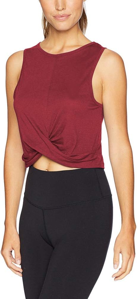 Womens Cropped Workout Tops Flowy Gym Workout Crop Top Athletic Yoga Shirts Dance Tops
