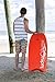 Lucky Bums Boogie Board for Kids and Adults - Body Boards for Beach, River, & Lake, Mini Wakeboard with EPS Core Slick Bottom and Leash, Red, 37-inch