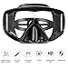 ENKEEO Dive Mask Wide 180 Degree Vision Snorkeling Lens for Adults and Children in Diving, Scuba and Swimming (Black)