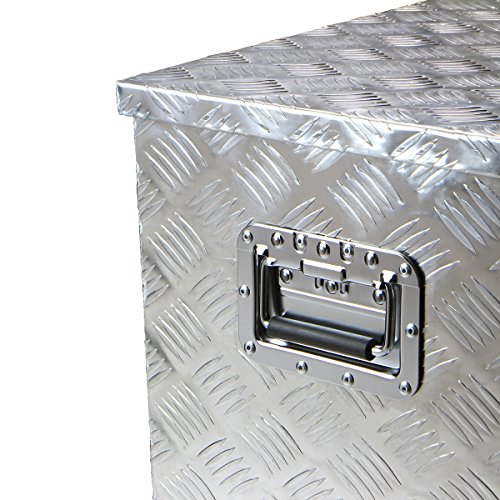 STKUSA Stark Premium 48-Inch Aluminum Truck Underbody Flatbox Pickup Tool Box RV ATV Trailer Tool Storage Lock with Keys - Thumbnail 6
