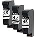 Valuetoner Remanufactured Ink Cartridge Replacement For HP 45 (3 Black) 3 Pack Compatible With Deskjet 1000Cse 1100 1220C/PS 1600 6122 710 720 782 815 820 830 850 870 880 890 895 930 950C 960 970 980C