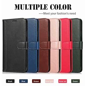 GOGME Cover per Oppo A53s Cover a Portafoglio, Pelle Premium PU Chiusura Magnetica a Scatto Flip Custodia con [Supporto… - immagine 8