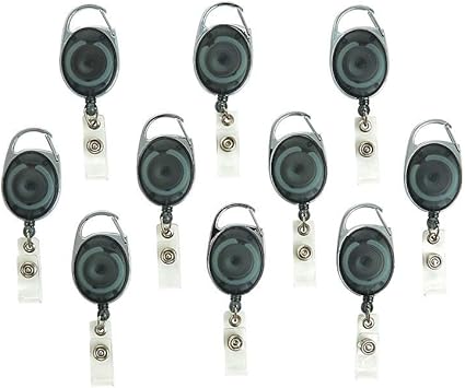 Amazon Staples Ccカラビナ名前タグリールクリップ 煙 10 パック 文房具 オフィス用品 文房具 オフィス用品