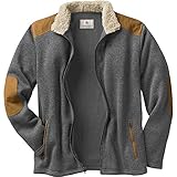 Legendary Whitetails Mens Homestead Zip Front Sweater Fleece