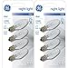 GE Lighting H&PC-65966 712395882191 GE Night Light Bulb Standard, 4 Watt, Clear 4 ea (Pack of 2), 8 Pack, 8 Count
