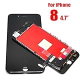 Black Iphone 8 4.7 Inch LCD Screen Replacement Digitizer display touch screen Full set Assembly