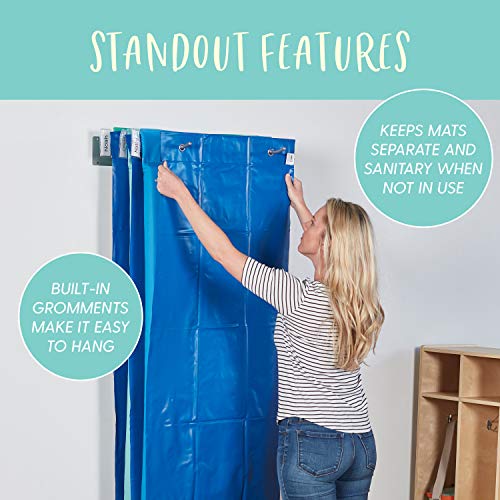 Hanging Rest Mat Sanitary Divider Reusable Partition for Preschool