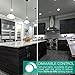 LUXRITE BR20 LED Bulb, 45W Equivalent, 6500K Daylight, Dimmable, 460 Lumens, R20 LED Flood Light Bulb 6.5W, Energy Star, Damp Rated, E26 Base, Perfect for Recessed and Track Lighting (4 Pack)