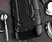 SAKO Black Advanced Armor High Impact Hybrid Hard/Soft Protective Case Cover with Stand Holster Robot Combo Case Shell for Samsung Galaxy Note 2 N2 Note II N7100 (Galaxy N2)