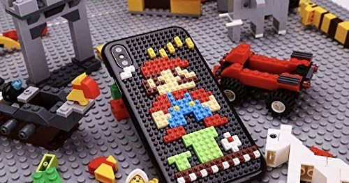 DIY MINI BUILDING BLOCKS CASES FOR IPHONE X (Red Mushroom Man)