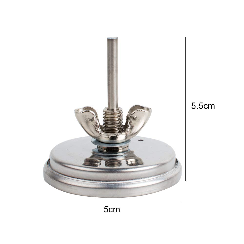 Ovovo Oven Monitoring Thermometer BBQ Thermometer Gauge Baking Thermometer for Kitchen Industry Temperature Measurement and Control 500°C/932℉with Anti-fog Glass