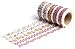 Washi Tape Set (Japanese Masking Tape) by MIKOKA, 0.6 Inches Wide, 32.8 Feet Long, 5 Rolls - Flowers