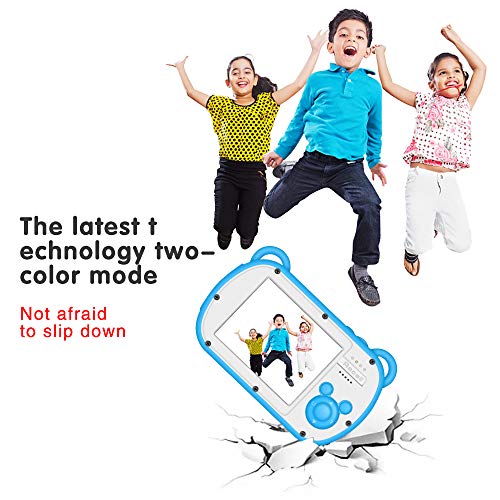 Underwater Camera for Kids, HD 1080P Waterproof Kids Camera, Video Recorder Action Preschool Camera, 8X Digital Zoom Camera with Flash & Microphone Sticker