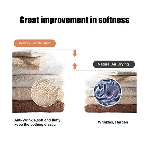 COSTWAY 1700W Electric Portable Clothes Dryer, 13.2 lbs Capacity Front