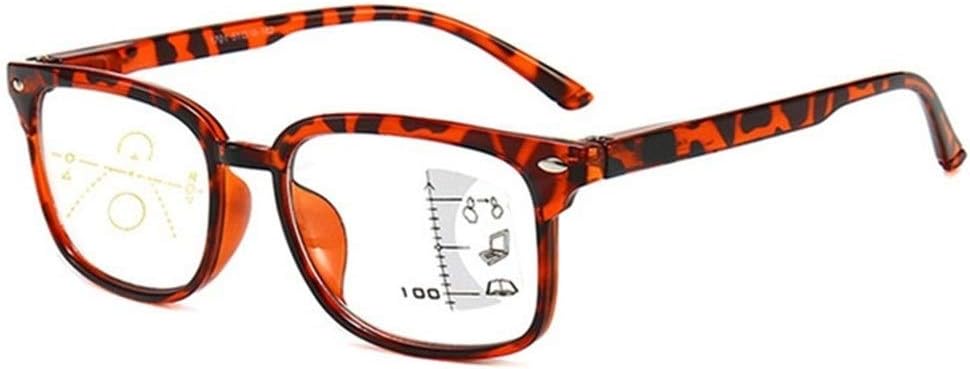 Frame Color : B1 Black, Size : +100 HaiShan Multifocale progressiva Reader  Vedere Lontano e da Vicino la Lettura Occhiali bifocali presbiopia Uomini  Occhiali da Lettura 8.07 Gestione di materiali pericolosi Commercio,