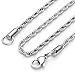 JUSNOVA Stainless Steel Cross Pendant Necklace for Men with 24 Inches Rope Chain Black