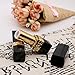 SenseYo 6 Pcs DIY Empty Lipstick Lip Balm Tube Lipstick Holder Empty Lip Gloss Container Square Tube with Lid Cap