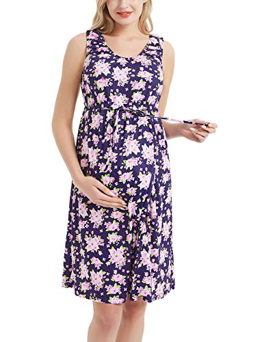 GINKANA Labor/Delivery/Nursing Hospital Gown Maternity - The Perfect for Maternity Hospital Nursing
