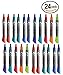 24 Pack Quartet Dry Erase Markers, Chisel Tip, Bold Color, EnduraGlide Whiteboard Markers, 12 Assorted Vivid Colors, 12 Assorted Primary Colors (5001-VECR)(5001-SECR)