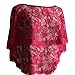 WDING Evening Cape for Women Bridal Wedding Lace Wraps Jackets Cloak