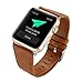 Alonea Leather Buckle Wrist Watch Band Strap Belt For Watch Apple Watch 38mm (Brown)