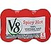 V8 Spicy Hot 100% Vegetable Juice, Vegetable Blend with Tomato Juice, 5.5 FL OZ Can (Pack of 6)