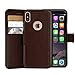 Compatible with iPhone X Wallet Case-Slim & Lightweight iPhone X Flip Case with Credit Card Holder - iPhone 10 Wallet Case for Women & Men - Faux Leather iPhone Xs Purse Cases – Dark Brown