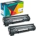 Do it Wiser Compatible Toner Cartridge Replacement for HP 85A CE285A HP Laserjet P1102W P1102 HP Laserjet M1212NF M1217NFW MFP MF3010 M1210 Canon LBP6000 (Black, 2-Pack)