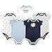 Luvable Friends Boy's 5 Pack Bodysuits, Baseball