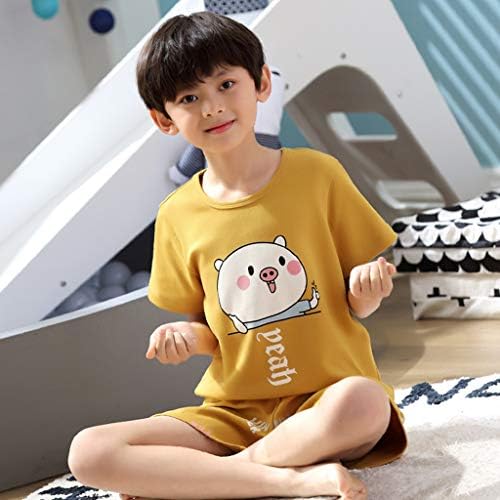 Wxik キッズパジャマ 女の子 男の子 100 170cm 春夏 上下セット 半袖半ズボン 可愛い 薄手 快適 柔らかい ネグリジェ ルームウェア ナイトウェア 部屋着 寝間着 3歳以上 ガールズ パジャマ キッズ 子供用 綿 B0nm4w93 1 675円 大人気 New Arrival 最安値挑戦 年