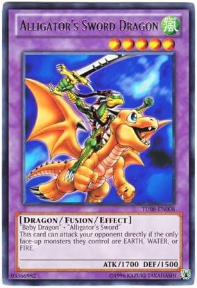 Amazon 遊戯王 英語版 Tu08 En008 Alligator S Sword Dragon ドラゴンに乗るワイバーン レア トレカ 通販