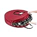 Tiny Tim Totes 83-DT5567 Christmas Storage Bag For 24-Inch Wide Artificial Wreaths in Holiday Red, 24 Inch